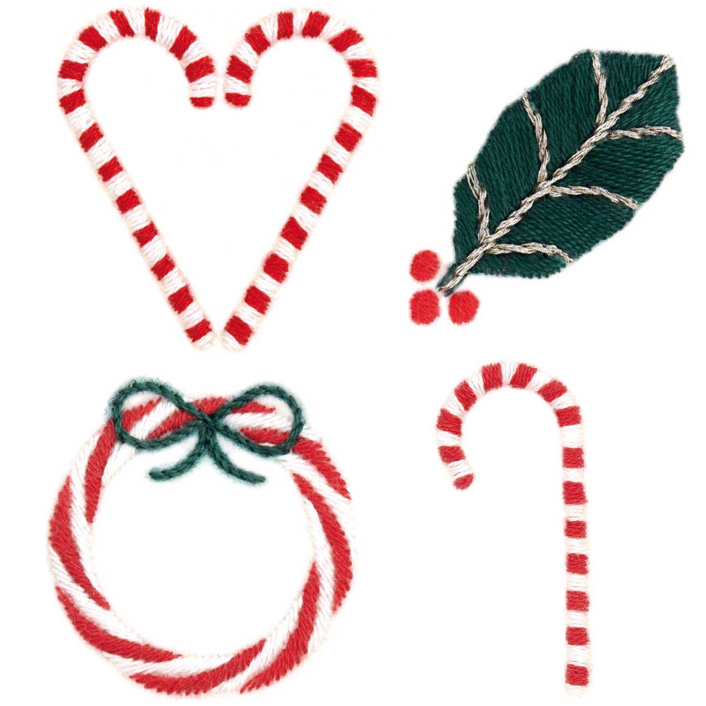 KIT DE STICK AND STITCH CANNE A SUCRE RICO DESIGN