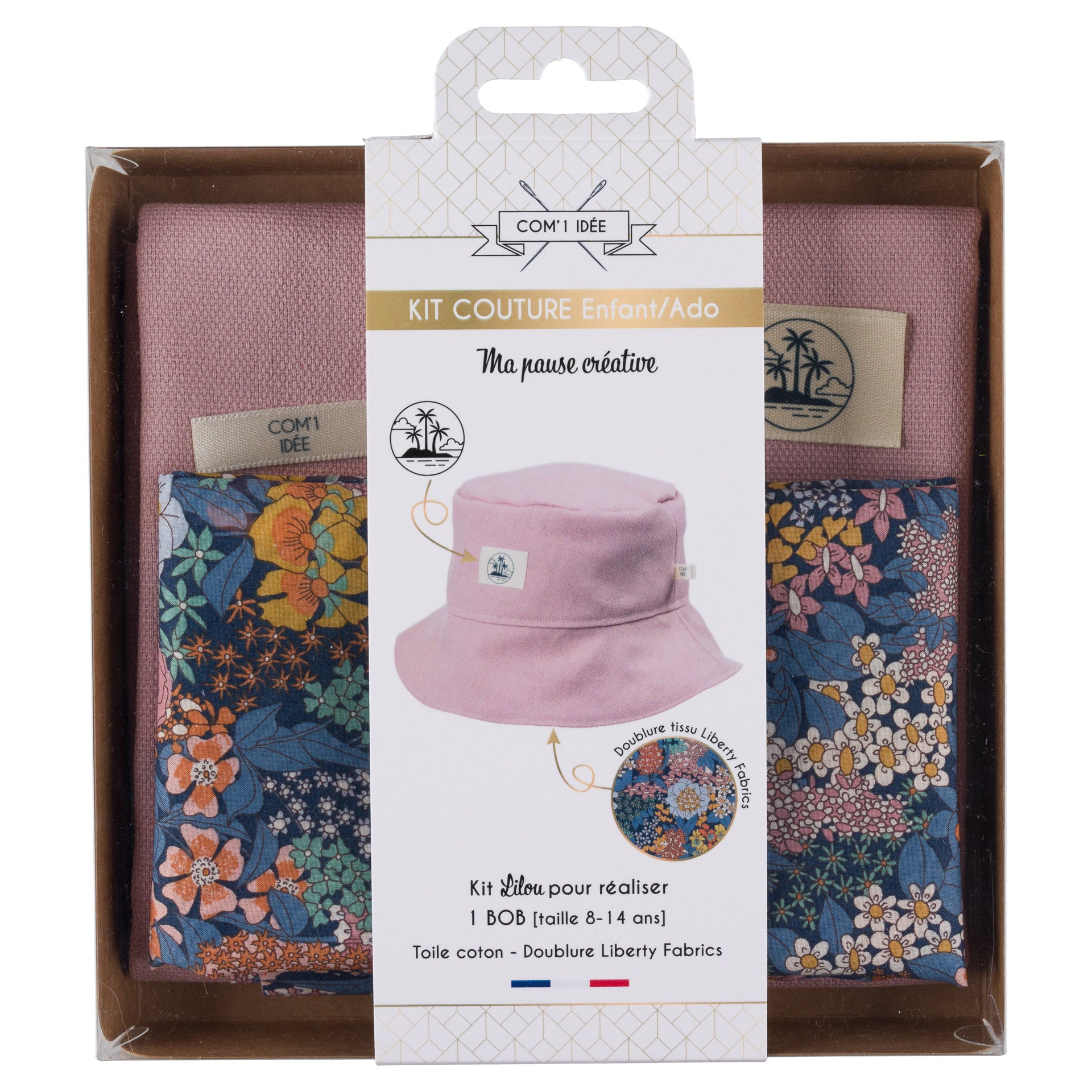 kit couture BOB Enfant / Ado - bleu ou rose – Atelier TriCOTE CoCOTTE